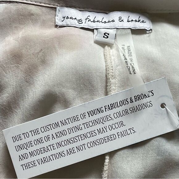 Young Fabulous & Broke Raine Tie Dye Wrap Dress Women Size S - Picture 3 of 14